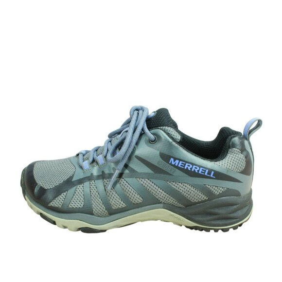 Merrell Siren Edge Q2 Gray Mesh Lace Up Low Top Waterproof Hiking Shoes Size 6 - Picture 1 of 9